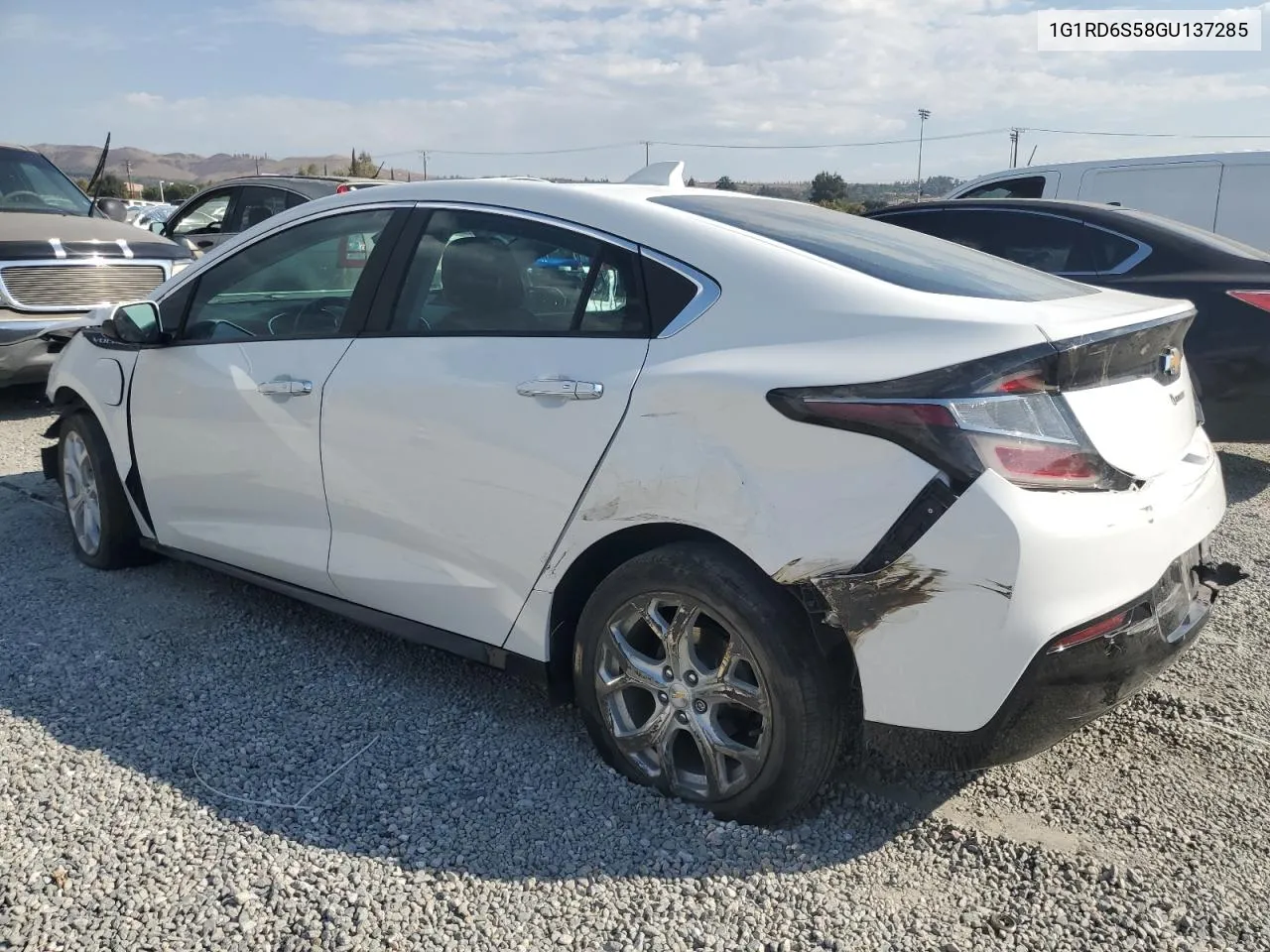 2016 Chevrolet Volt Ltz VIN: 1G1RD6S58GU137285 Lot: 73860204