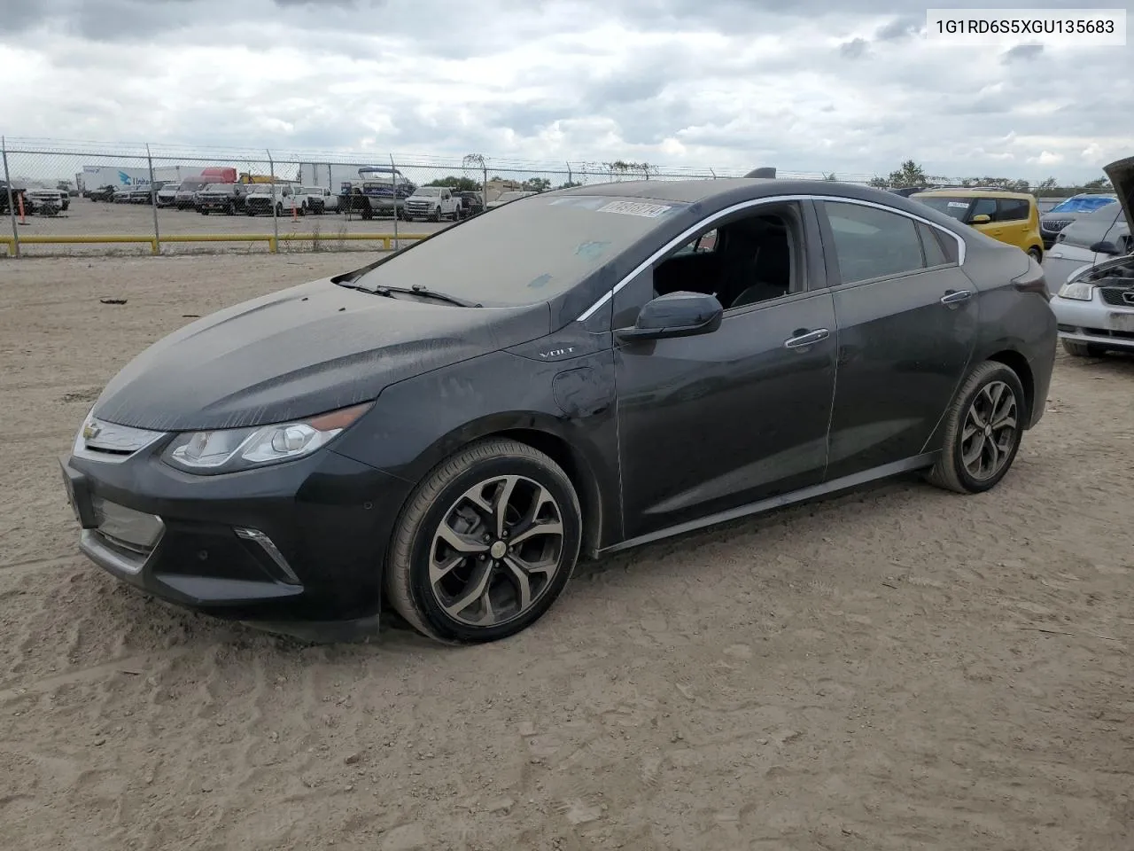 2016 Chevrolet Volt Ltz VIN: 1G1RD6S5XGU135683 Lot: 74918714