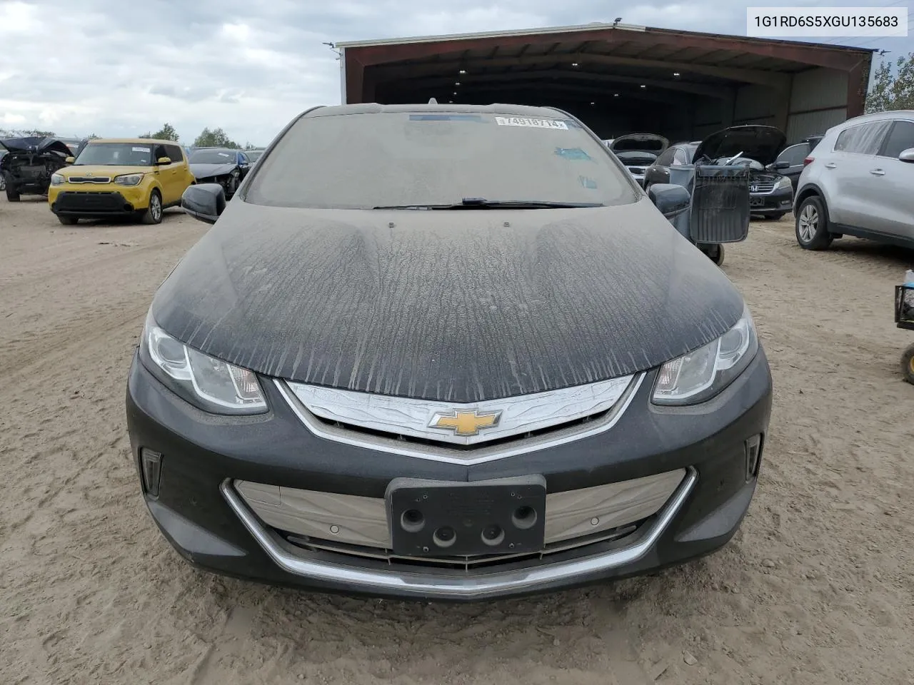 2016 Chevrolet Volt Ltz VIN: 1G1RD6S5XGU135683 Lot: 74918714