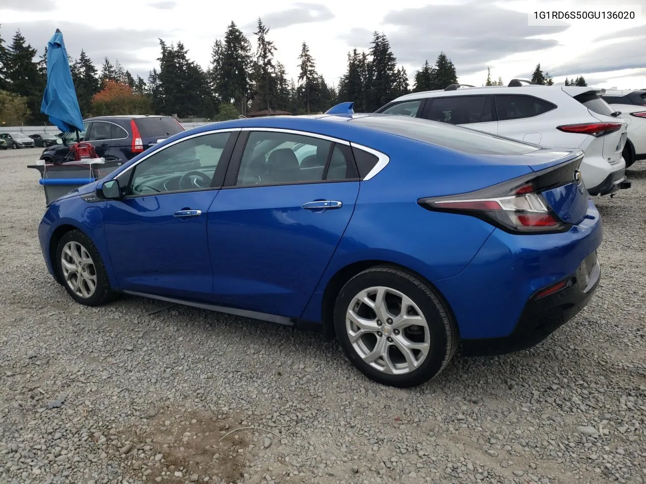 2016 Chevrolet Volt Ltz VIN: 1G1RD6S50GU136020 Lot: 75499164