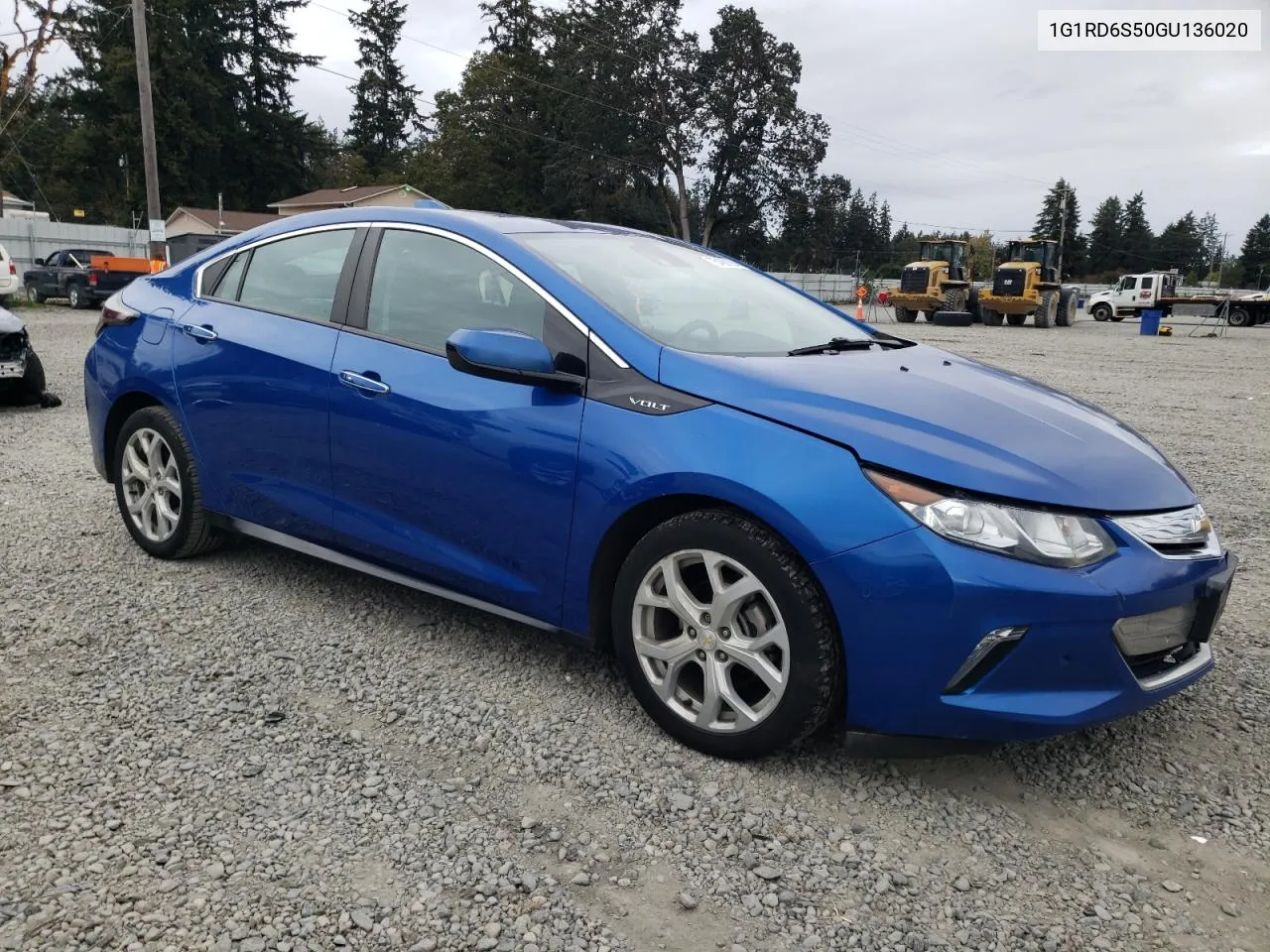 2016 Chevrolet Volt Ltz VIN: 1G1RD6S50GU136020 Lot: 75499164