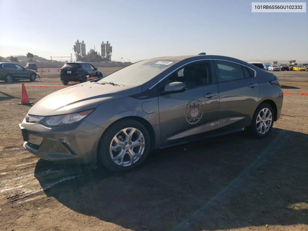 2016 Chevrolet Volt Ltz VIN: 1G1RB6S56GU102332 Lot: 75768944