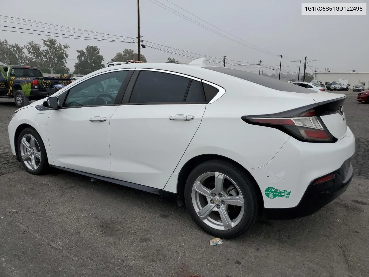 2016 Chevrolet Volt Lt VIN: 1G1RC6S51GU122498 Lot: 76204874