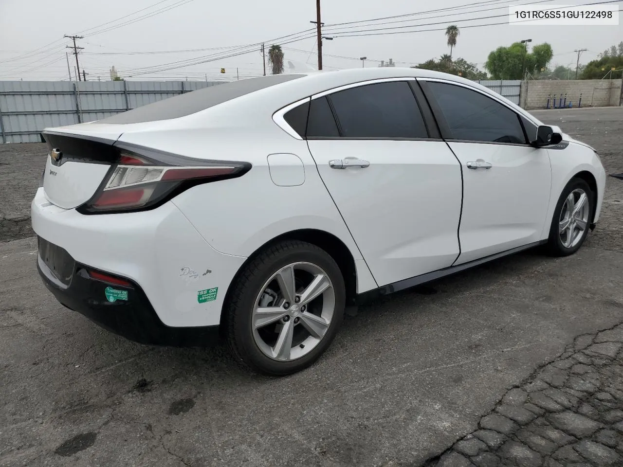 2016 Chevrolet Volt Lt VIN: 1G1RC6S51GU122498 Lot: 76204874