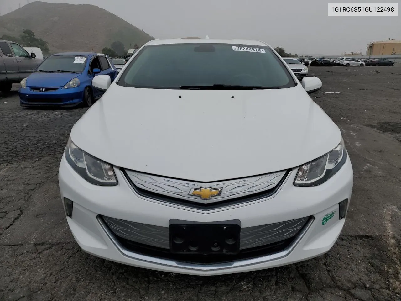 2016 Chevrolet Volt Lt VIN: 1G1RC6S51GU122498 Lot: 76204874