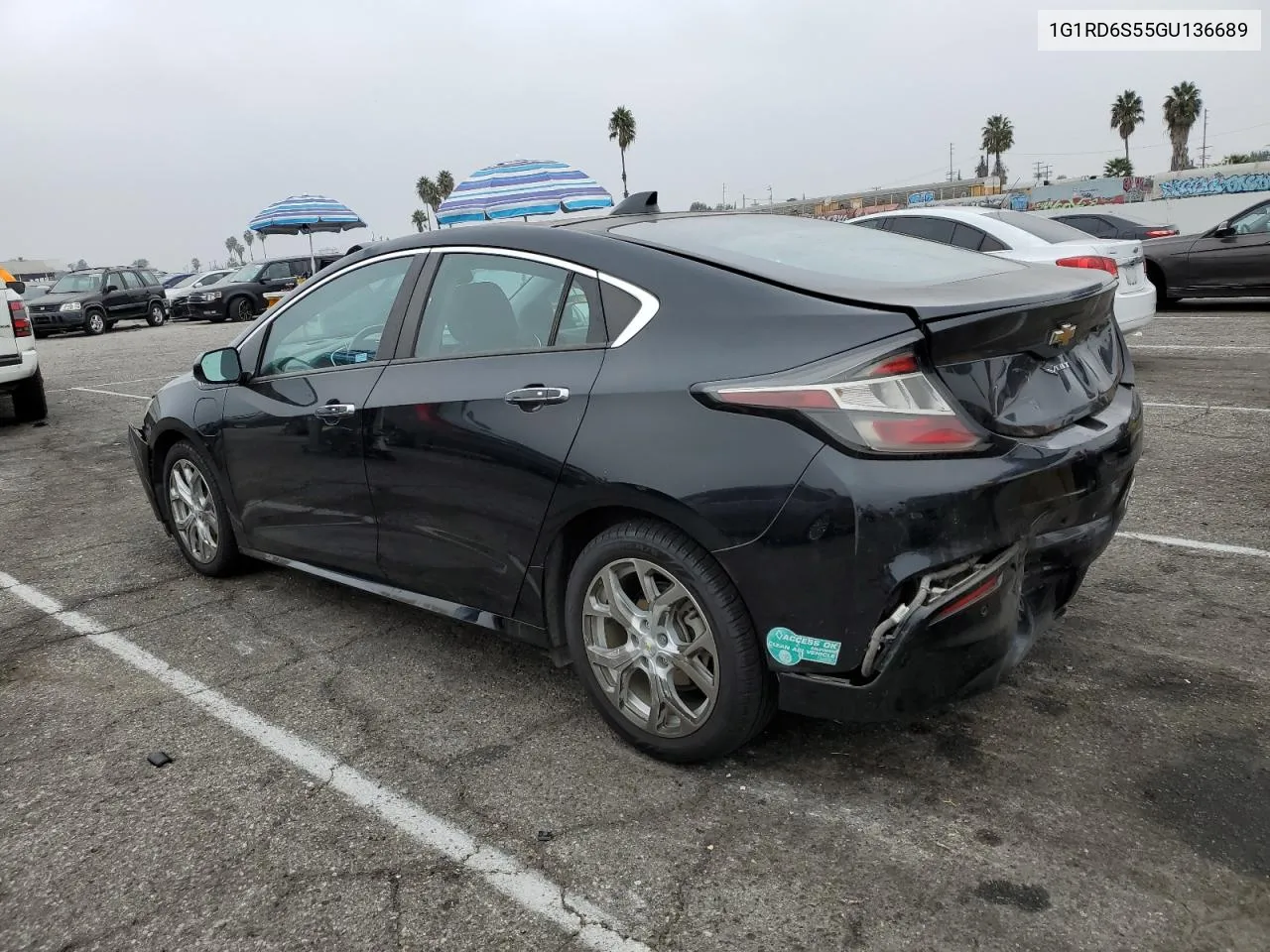 2016 Chevrolet Volt Ltz VIN: 1G1RD6S55GU136689 Lot: 76347764