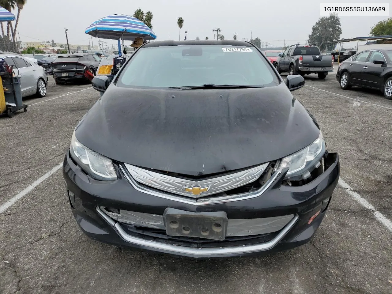 2016 Chevrolet Volt Ltz VIN: 1G1RD6S55GU136689 Lot: 76347764