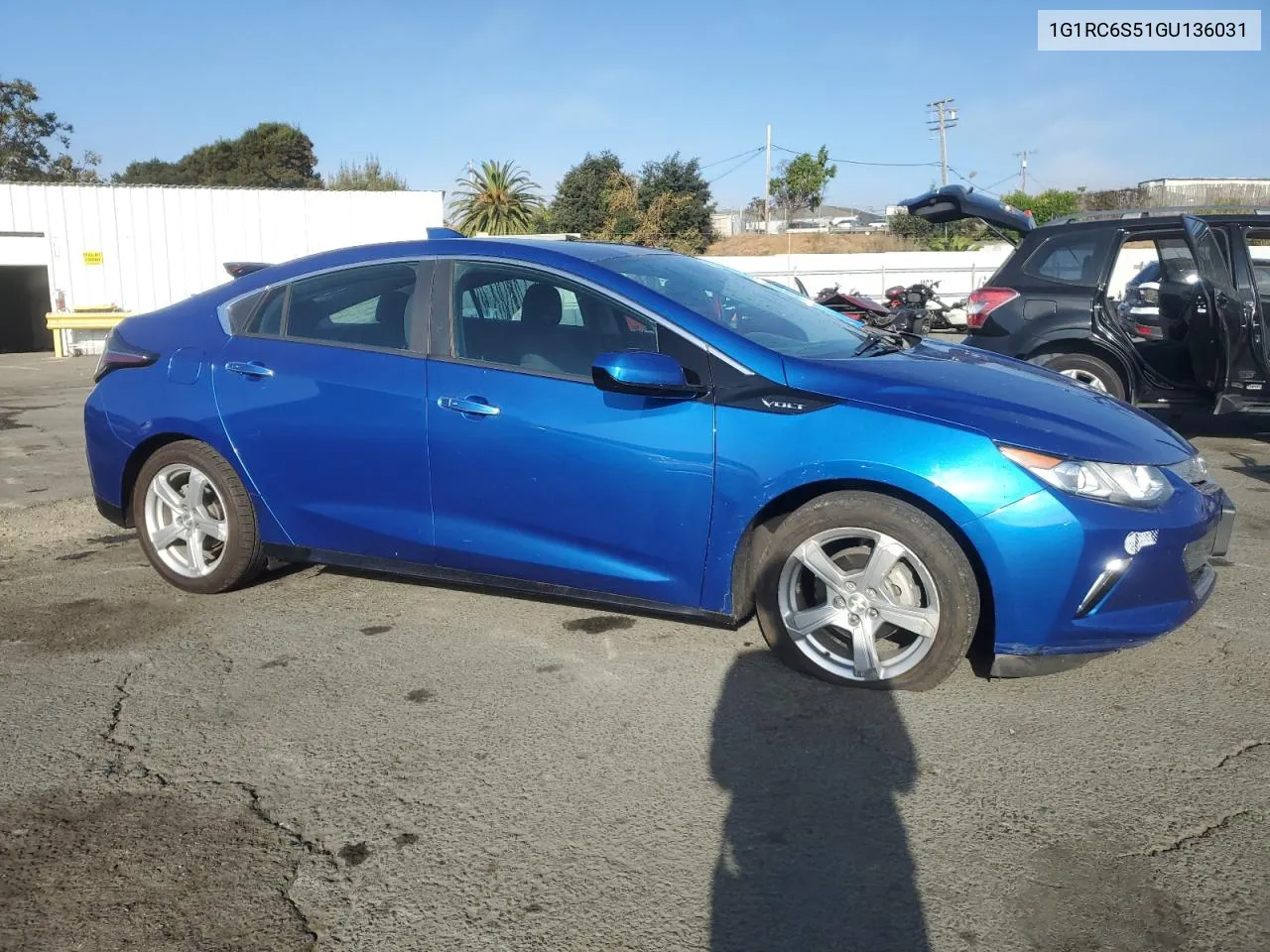 2016 Chevrolet Volt Lt VIN: 1G1RC6S51GU136031 Lot: 76349164