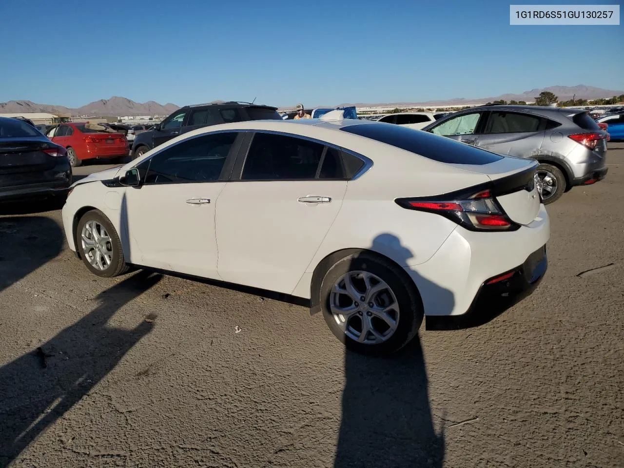 2016 Chevrolet Volt Ltz VIN: 1G1RD6S51GU130257 Lot: 76538544