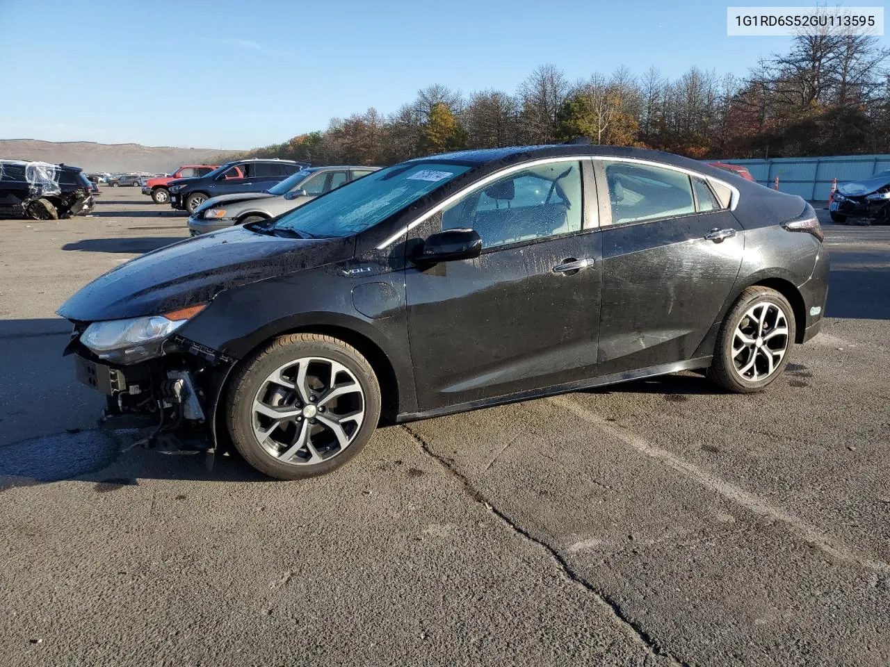 2016 Chevrolet Volt Ltz VIN: 1G1RD6S52GU113595 Lot: 76758114