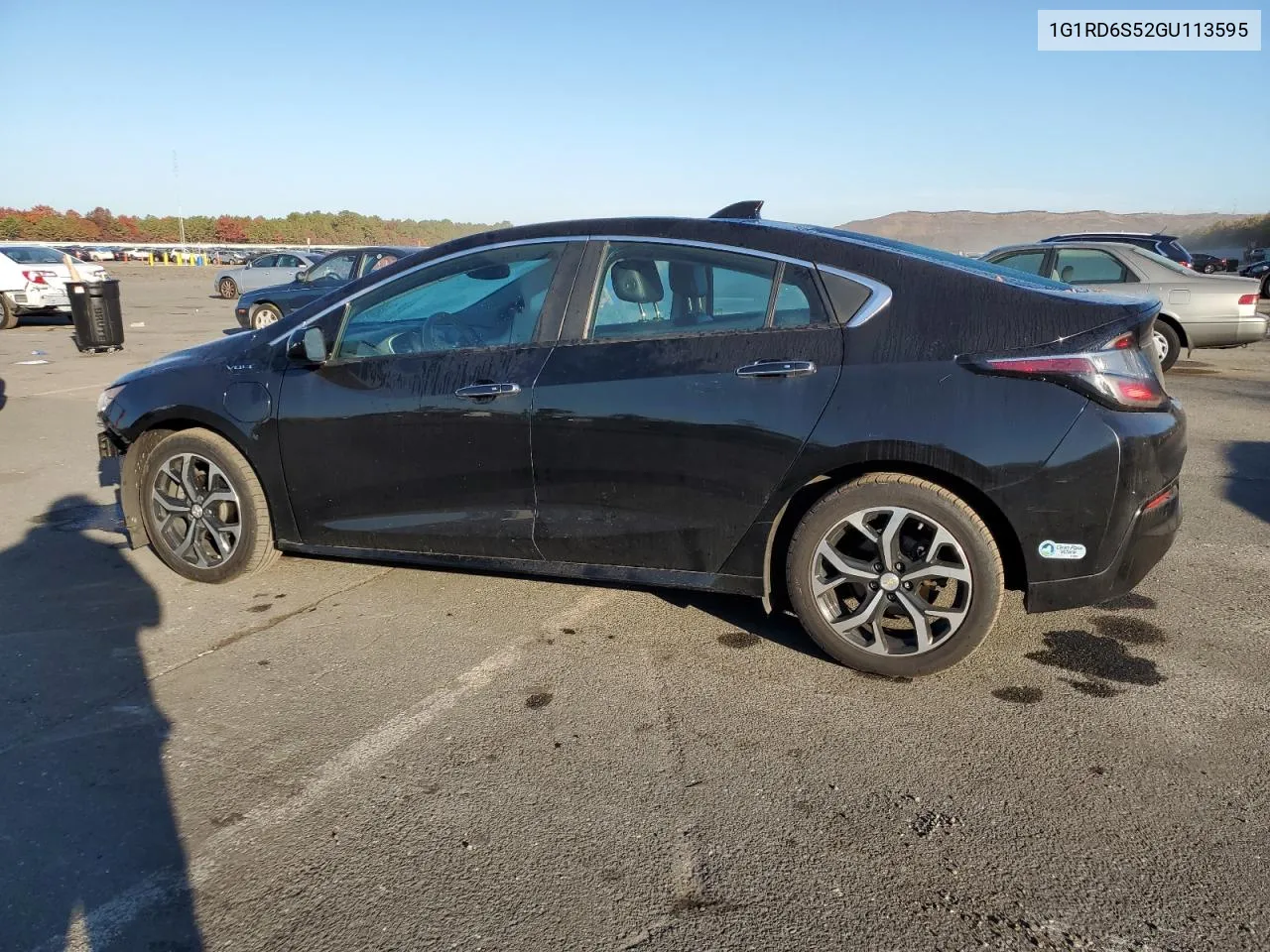 2016 Chevrolet Volt Ltz VIN: 1G1RD6S52GU113595 Lot: 76758114