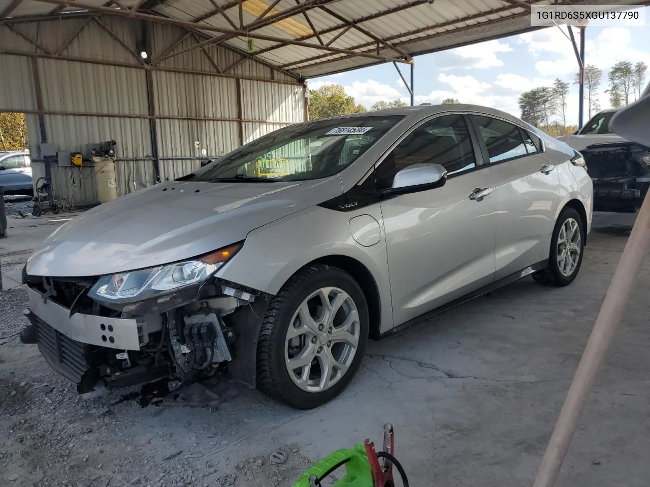 2016 Chevrolet Volt Ltz VIN: 1G1RD6S5XGU137790 Lot: 76814534