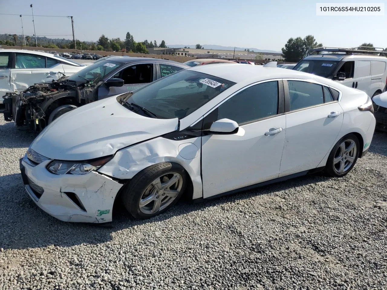 2017 Chevrolet Volt Lt VIN: 1G1RC6S54HU210205 Lot: 57856434