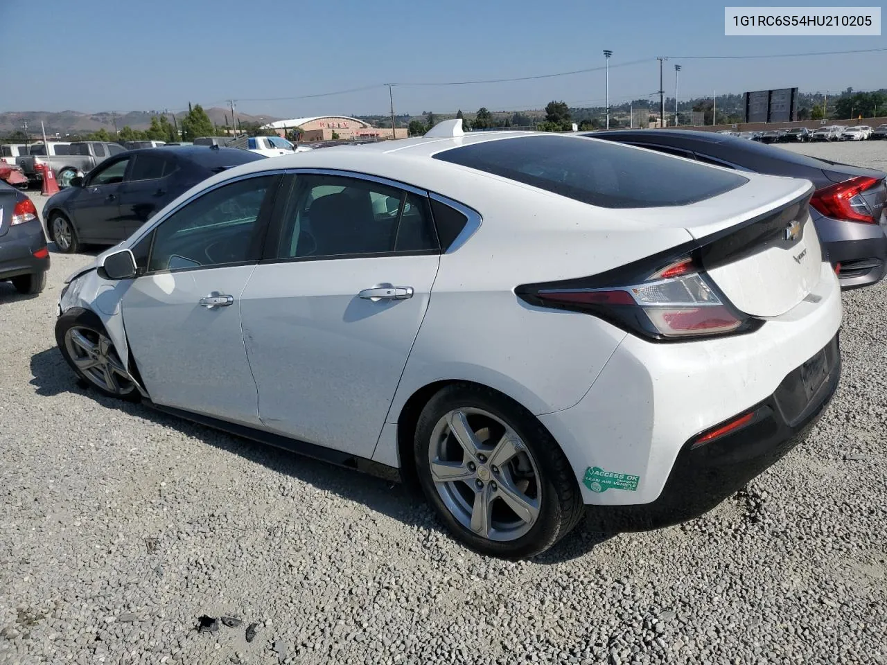 2017 Chevrolet Volt Lt VIN: 1G1RC6S54HU210205 Lot: 57856434