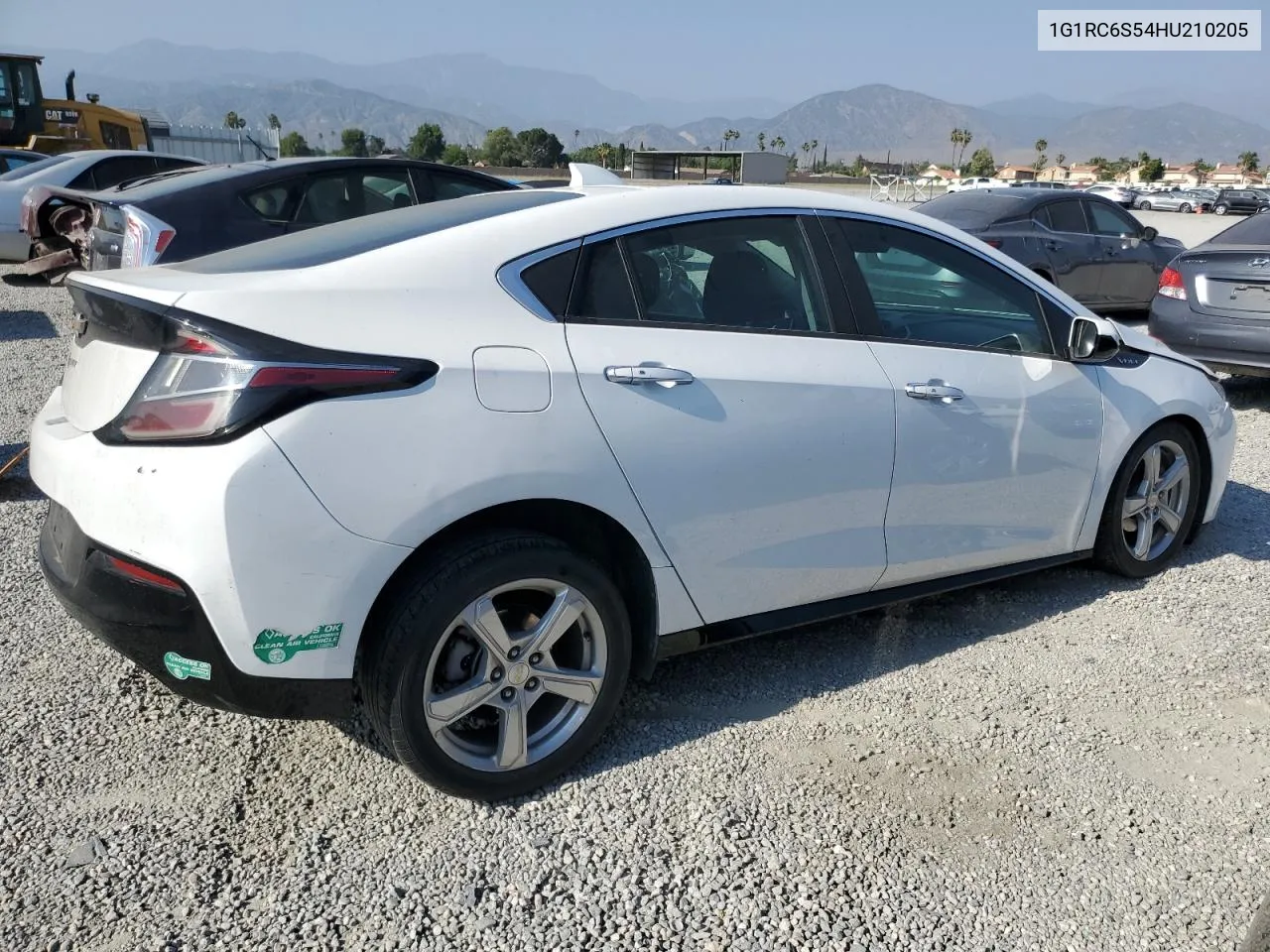 2017 Chevrolet Volt Lt VIN: 1G1RC6S54HU210205 Lot: 57856434