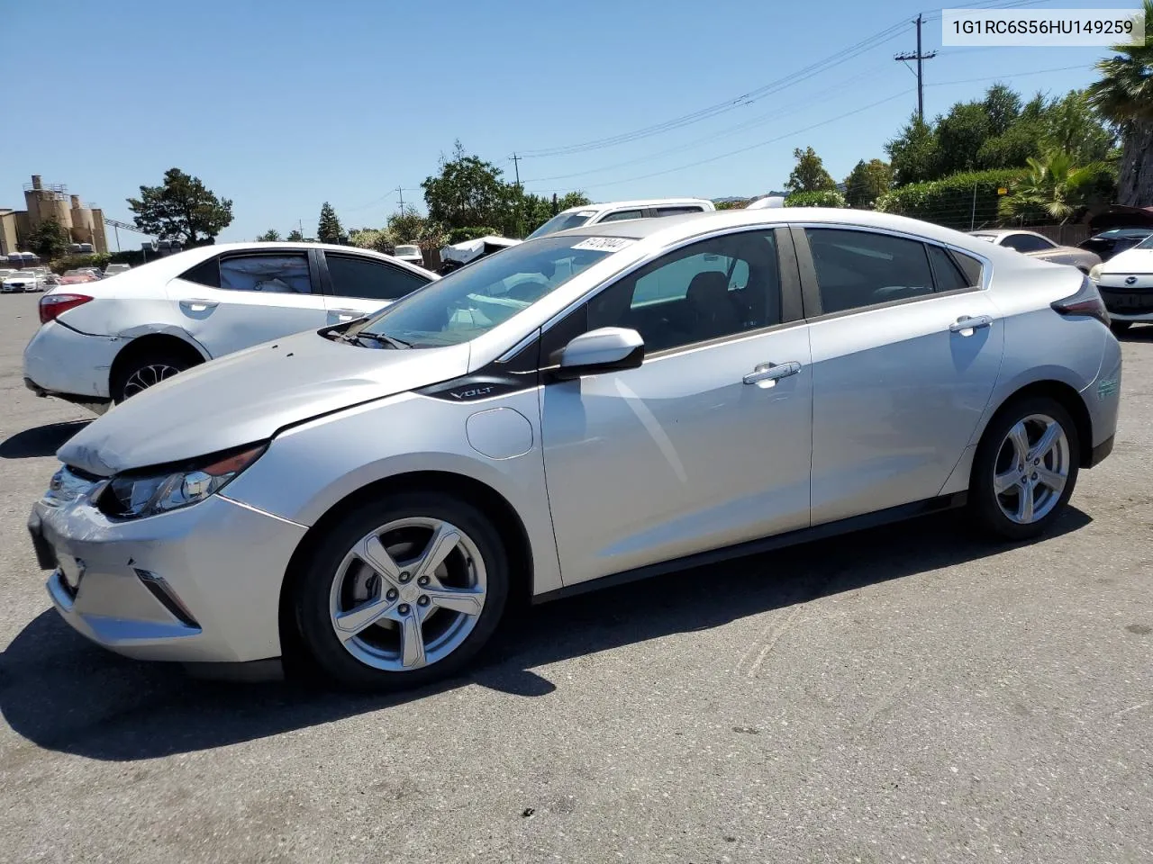 2017 Chevrolet Volt Lt VIN: 1G1RC6S56HU149259 Lot: 61478044