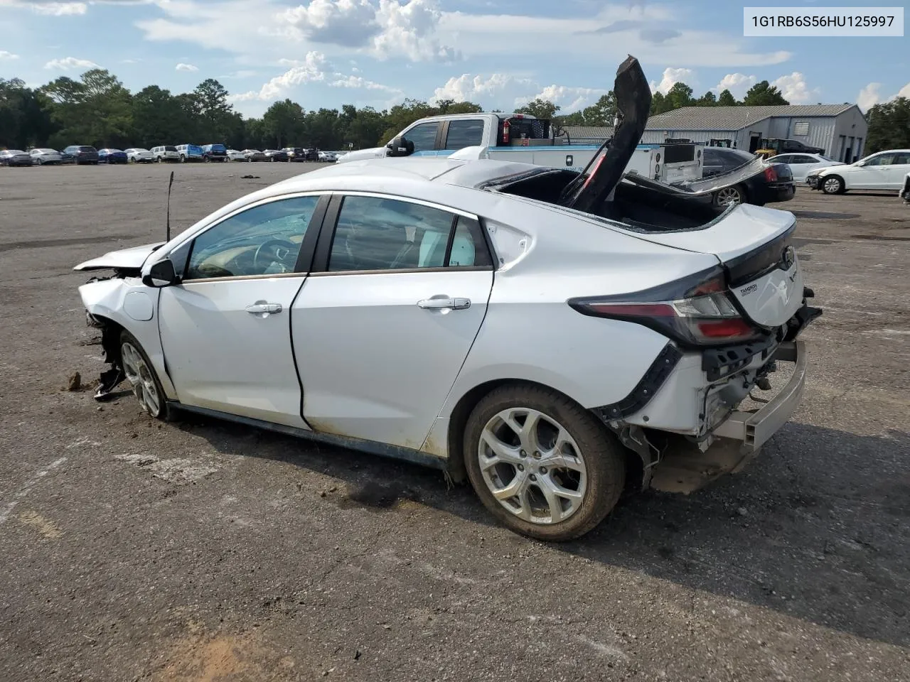 2017 Chevrolet Volt Premier VIN: 1G1RB6S56HU125997 Lot: 67476254