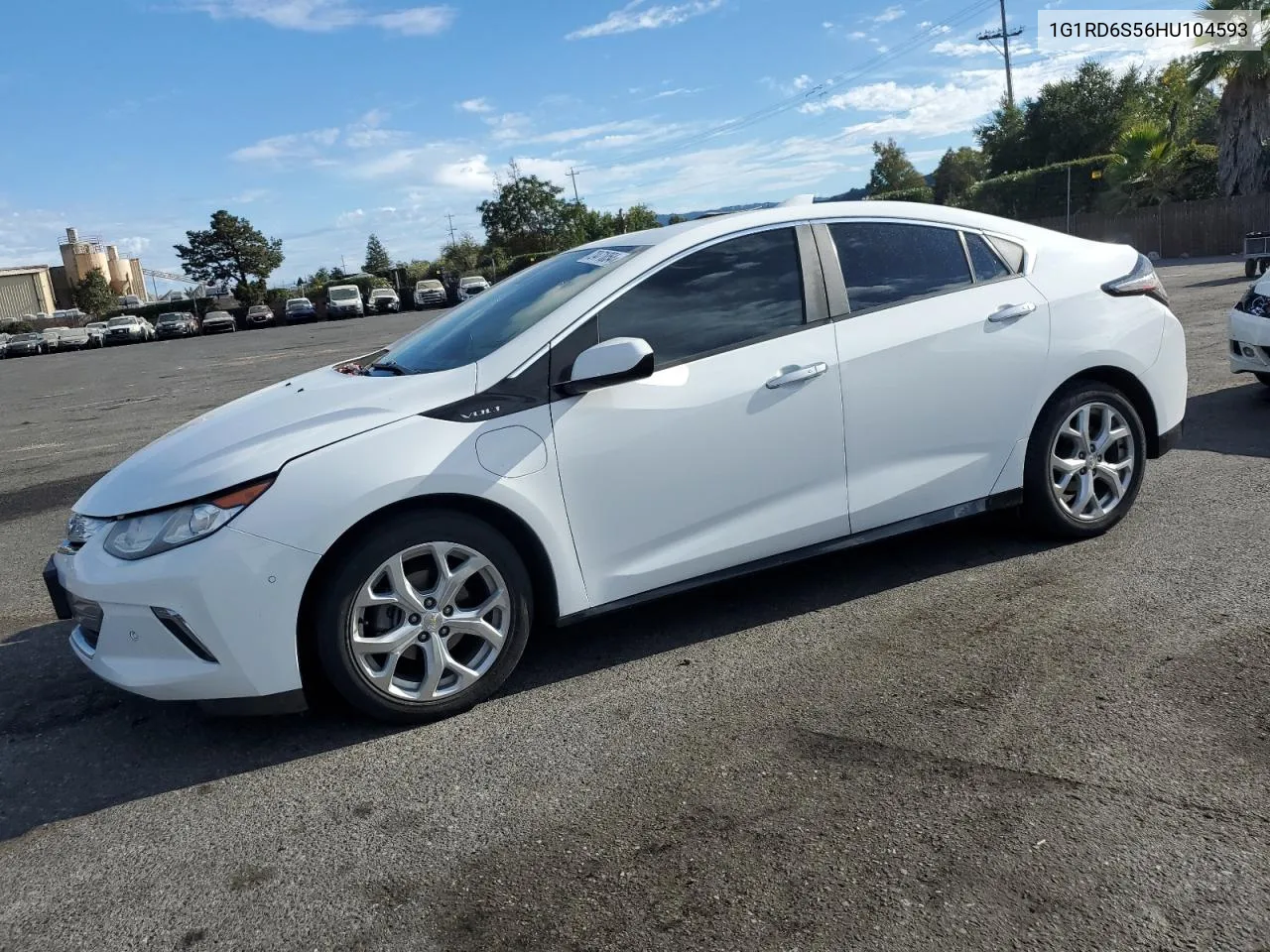 2017 Chevrolet Volt Premier VIN: 1G1RD6S56HU104593 Lot: 72471054