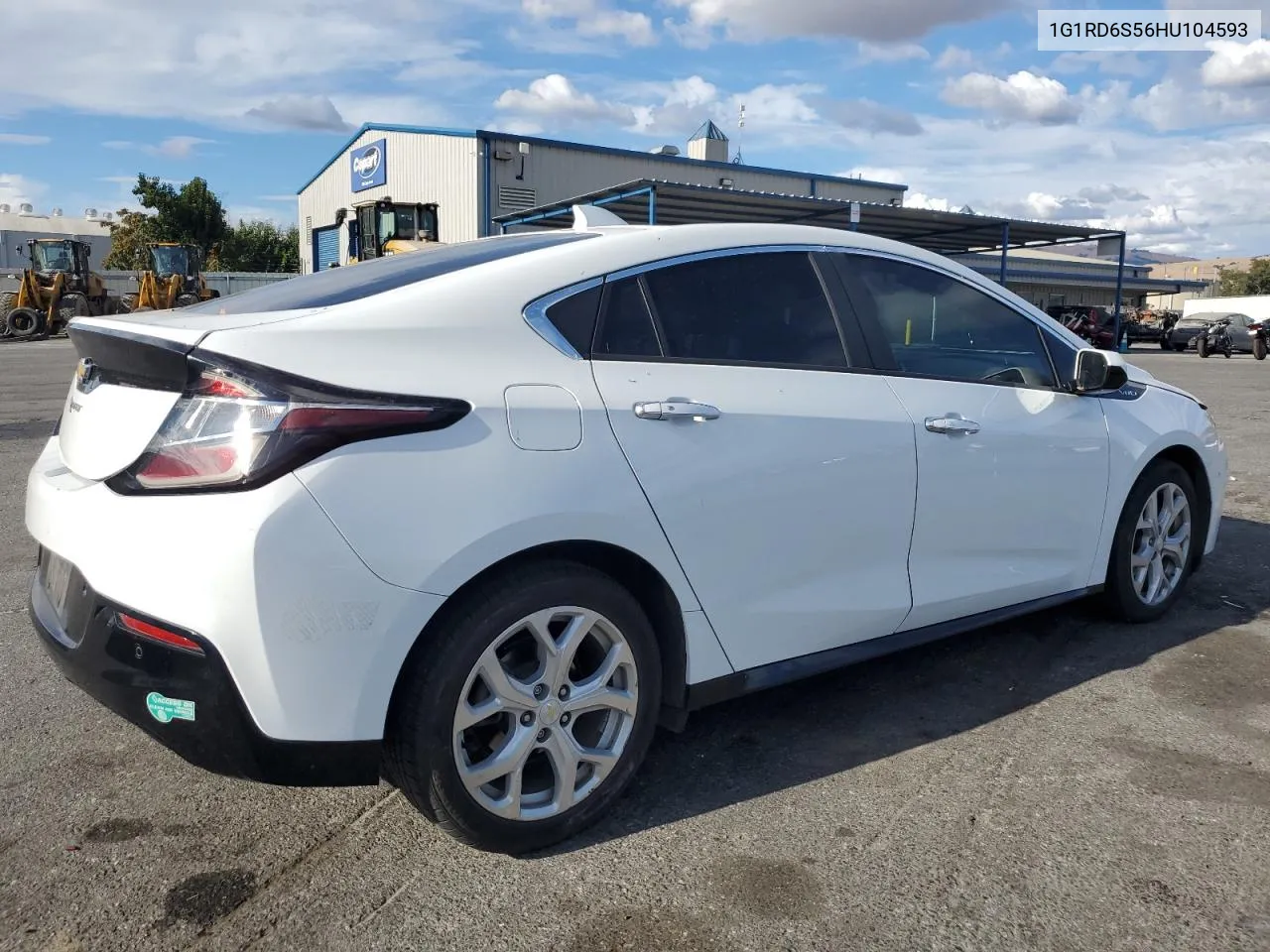 2017 Chevrolet Volt Premier VIN: 1G1RD6S56HU104593 Lot: 72471054