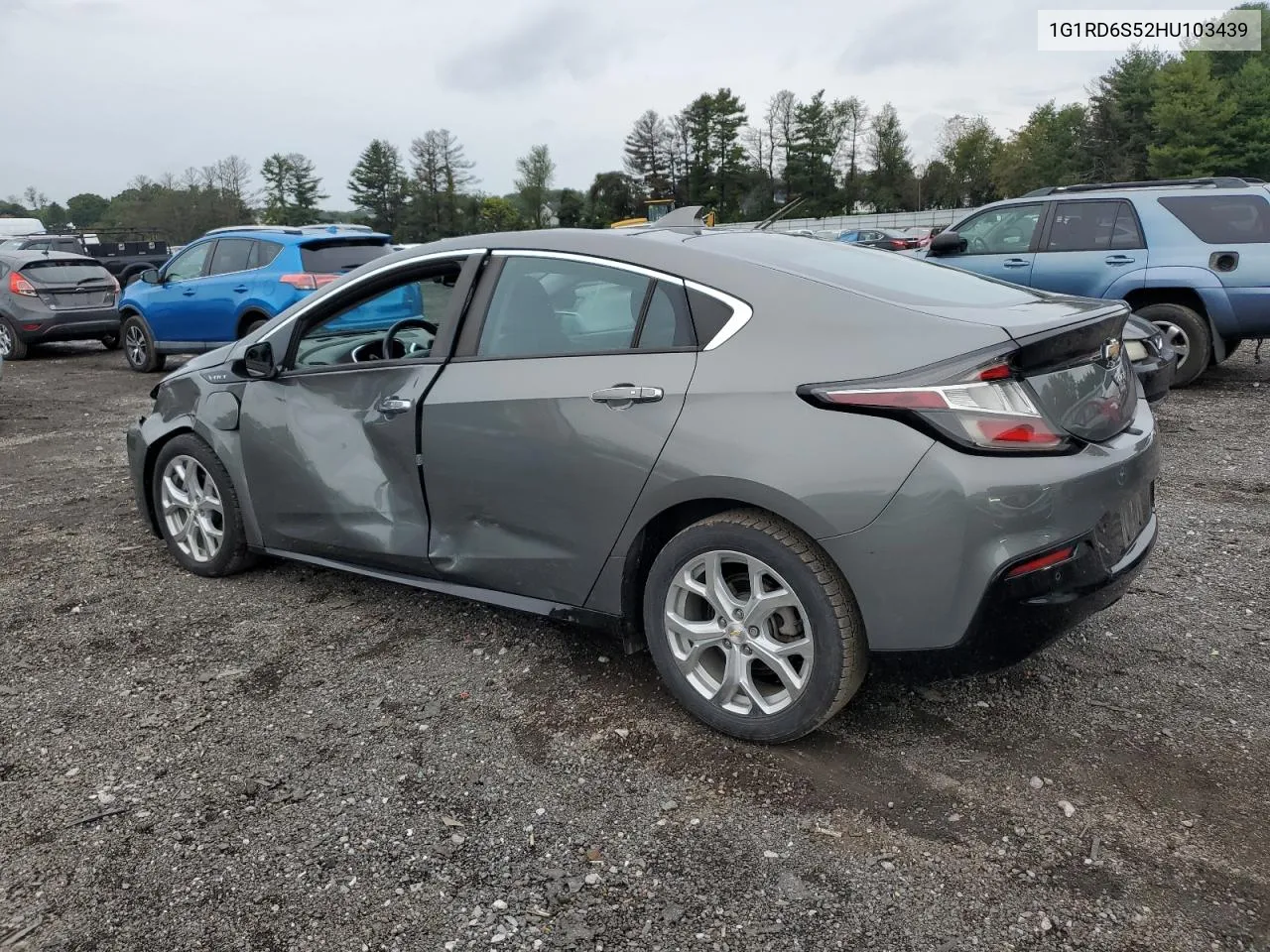 2017 Chevrolet Volt Premier VIN: 1G1RD6S52HU103439 Lot: 73191894