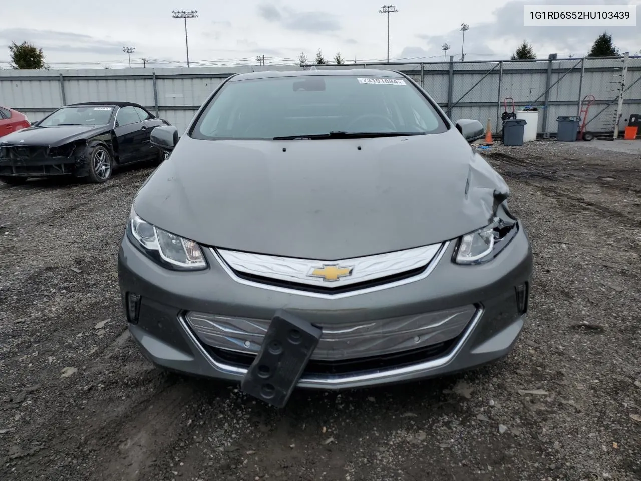 2017 Chevrolet Volt Premier VIN: 1G1RD6S52HU103439 Lot: 73191894