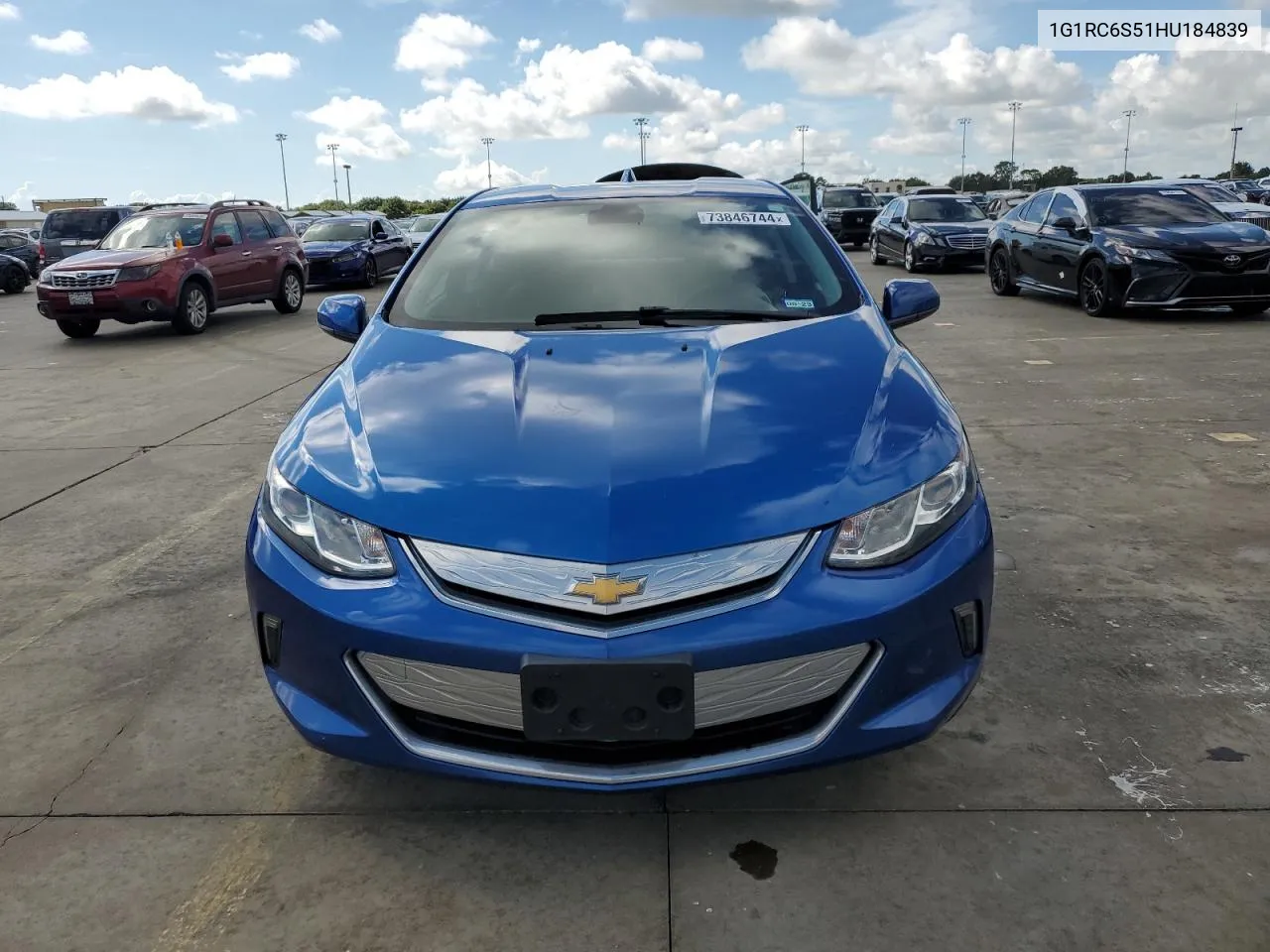 2017 Chevrolet Volt Lt VIN: 1G1RC6S51HU184839 Lot: 73846744