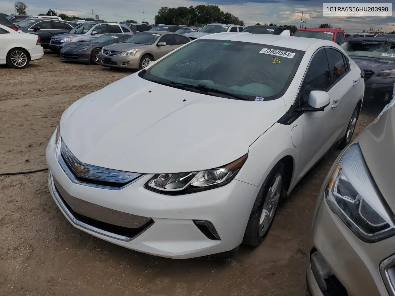 2017 Chevrolet Volt Lt VIN: 1G1RA6S56HU203990 Lot: 73959584