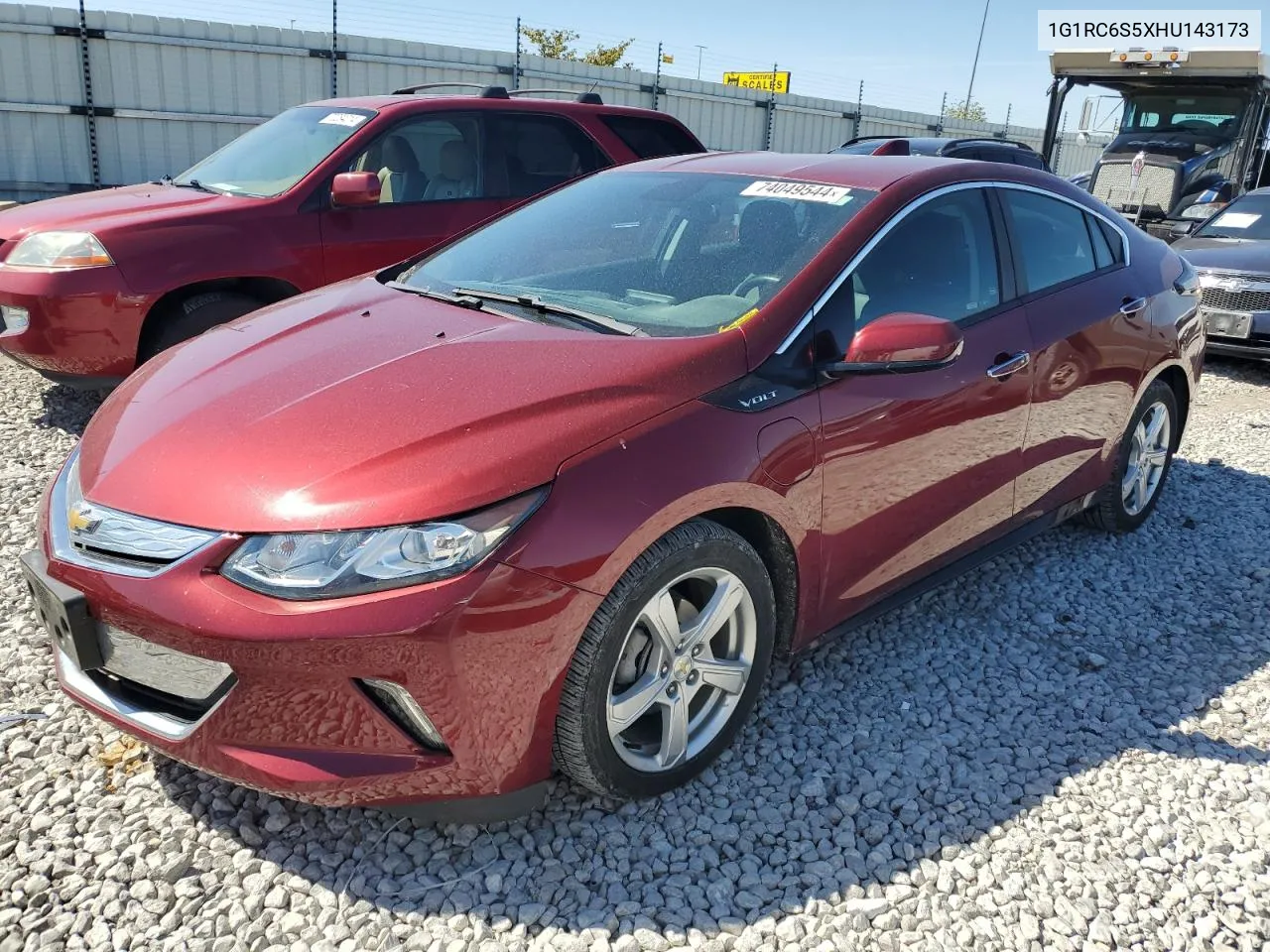 2017 Chevrolet Volt Lt VIN: 1G1RC6S5XHU143173 Lot: 74049544