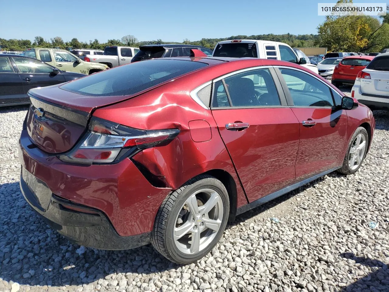 2017 Chevrolet Volt Lt VIN: 1G1RC6S5XHU143173 Lot: 74049544