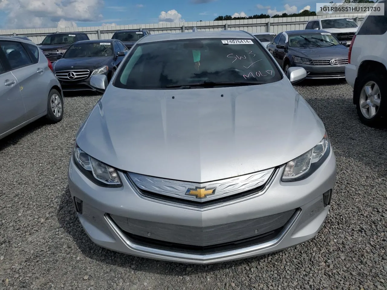 2017 Chevrolet Volt Premier VIN: 1G1RB6S51HU121730 Lot: 74076414