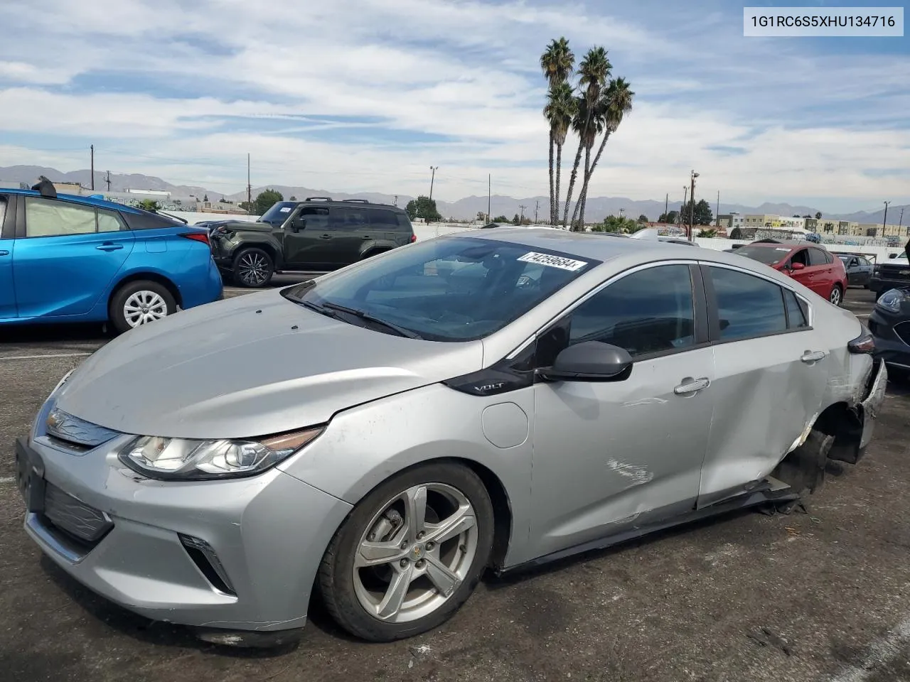 1G1RC6S5XHU134716 2017 Chevrolet Volt Lt