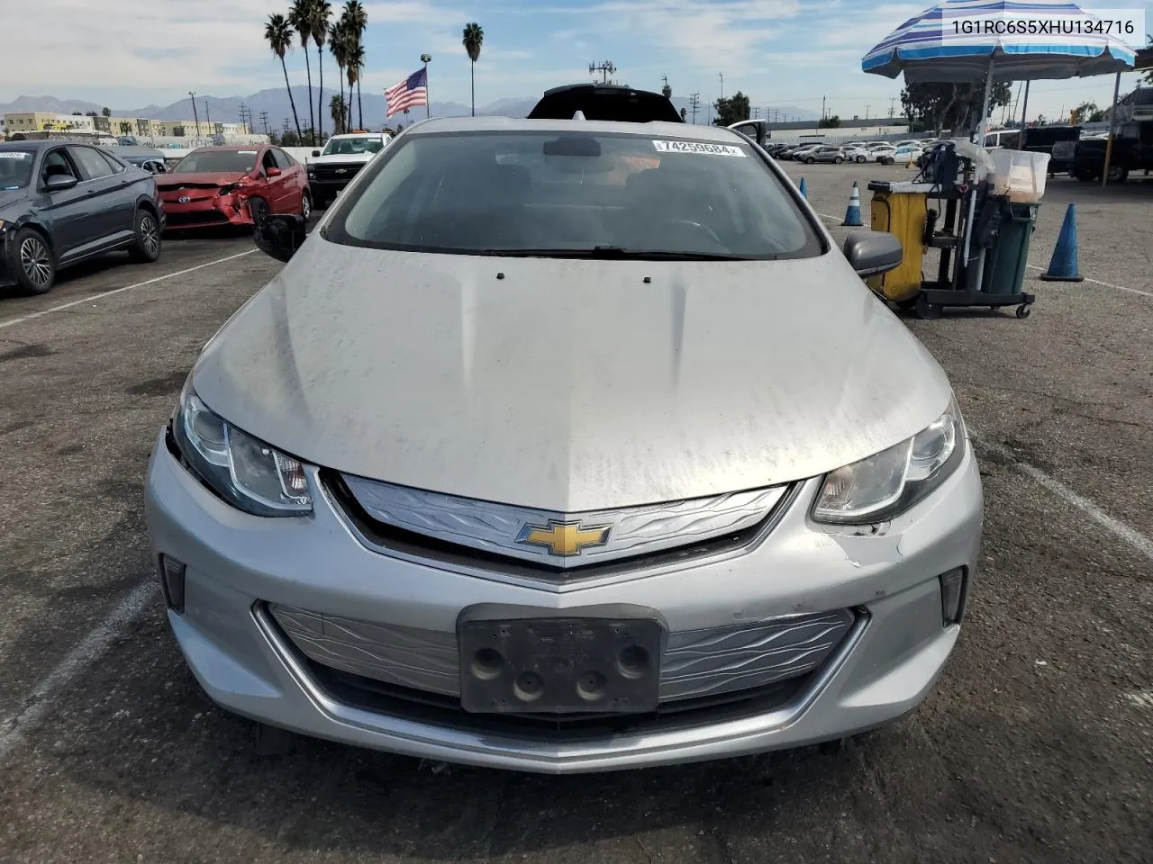 1G1RC6S5XHU134716 2017 Chevrolet Volt Lt