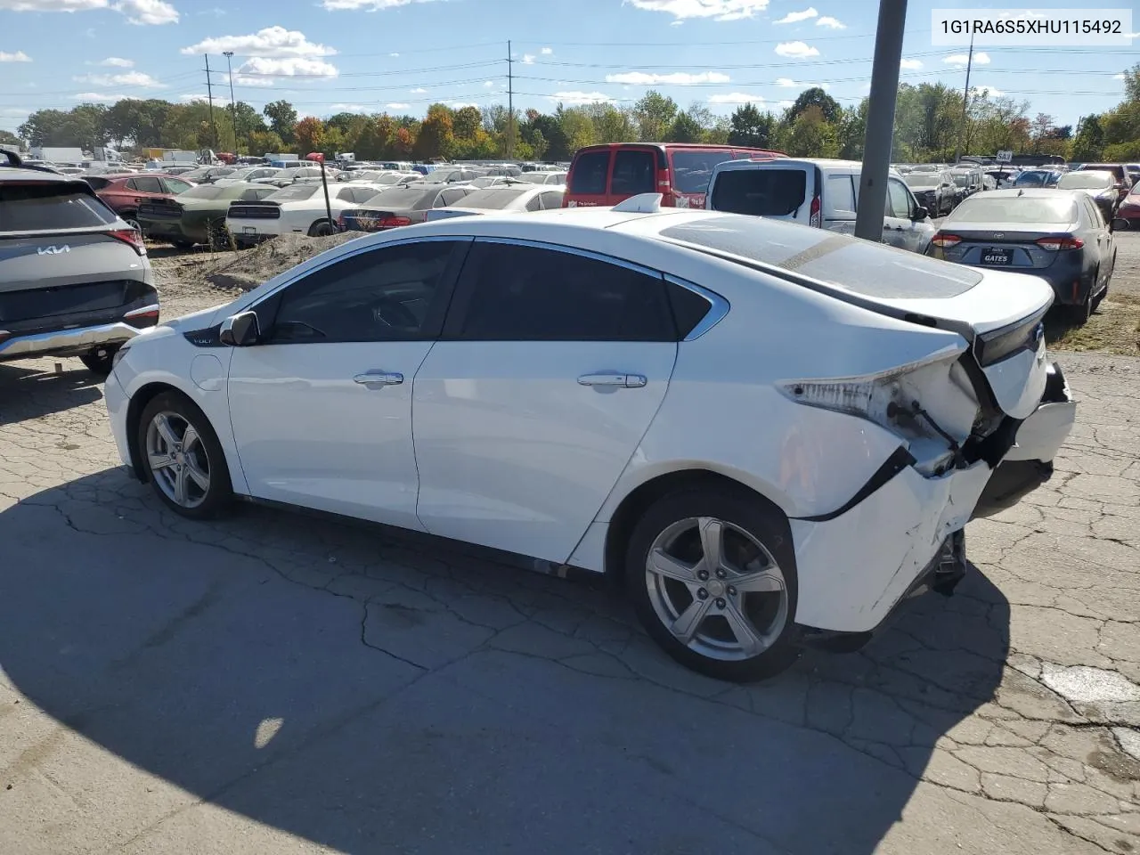 2017 Chevrolet Volt Lt VIN: 1G1RA6S5XHU115492 Lot: 74752944