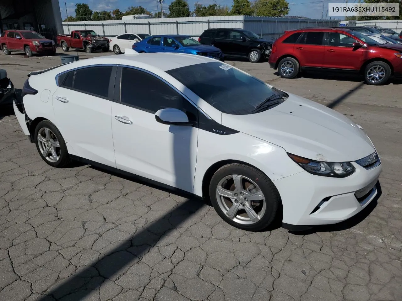 2017 Chevrolet Volt Lt VIN: 1G1RA6S5XHU115492 Lot: 74752944