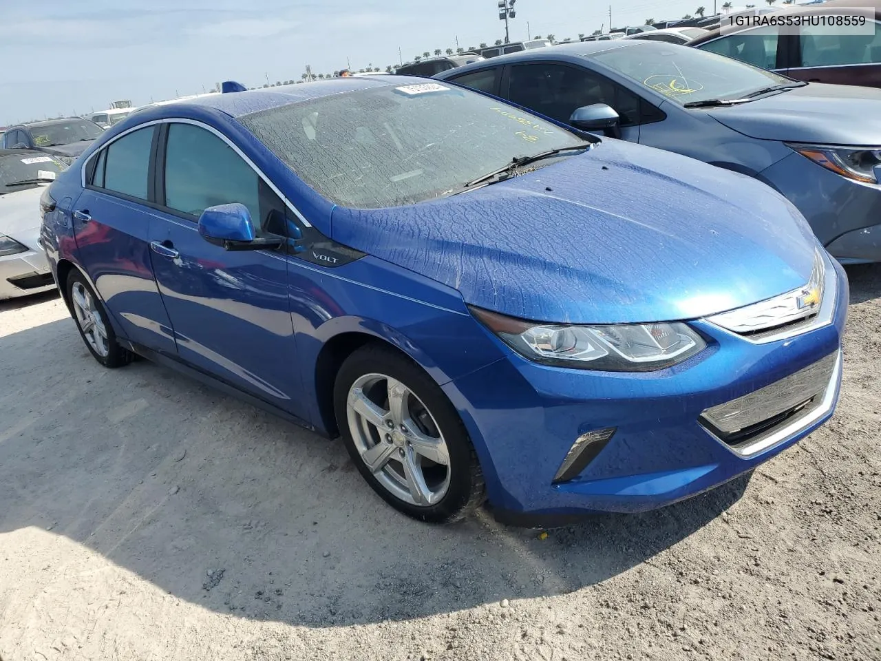 2017 Chevrolet Volt Lt VIN: 1G1RA6S53HU108559 Lot: 75135924