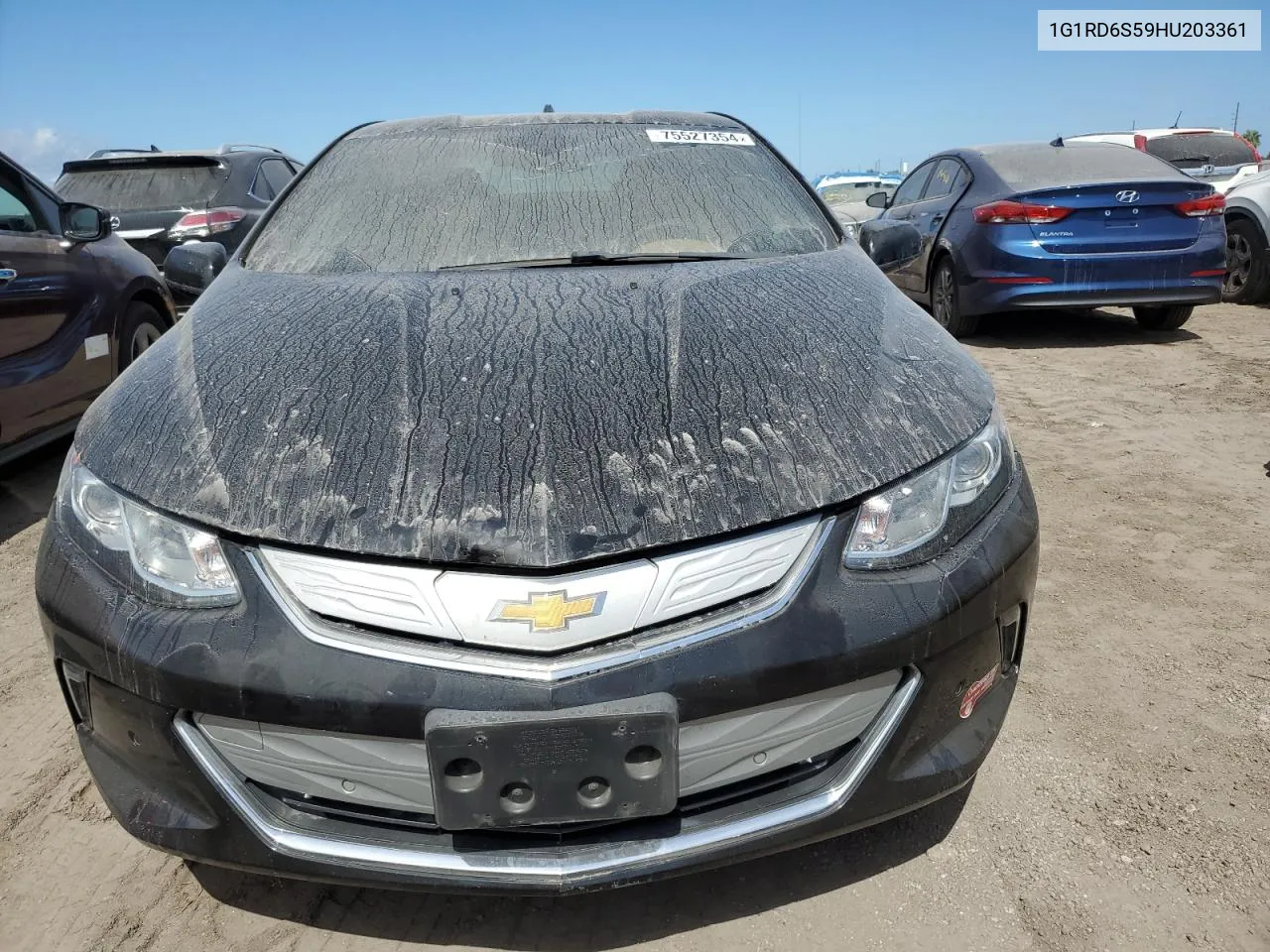 2017 Chevrolet Volt Premier VIN: 1G1RD6S59HU203361 Lot: 75527354