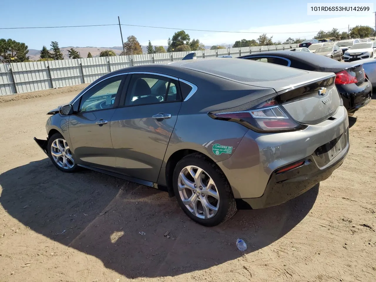 2017 Chevrolet Volt Premier VIN: 1G1RD6S53HU142699 Lot: 75573144