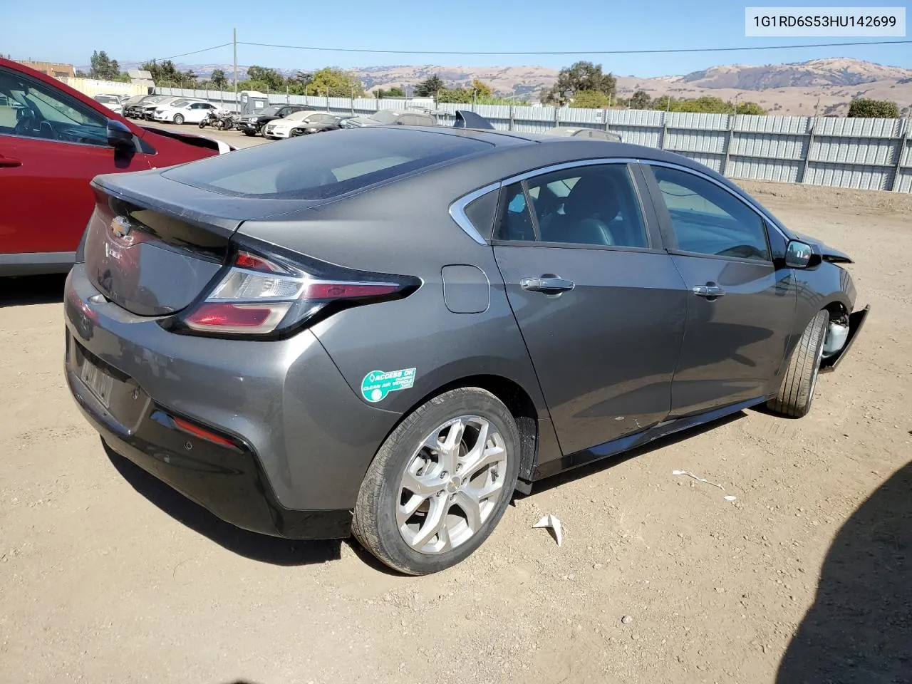 2017 Chevrolet Volt Premier VIN: 1G1RD6S53HU142699 Lot: 75573144