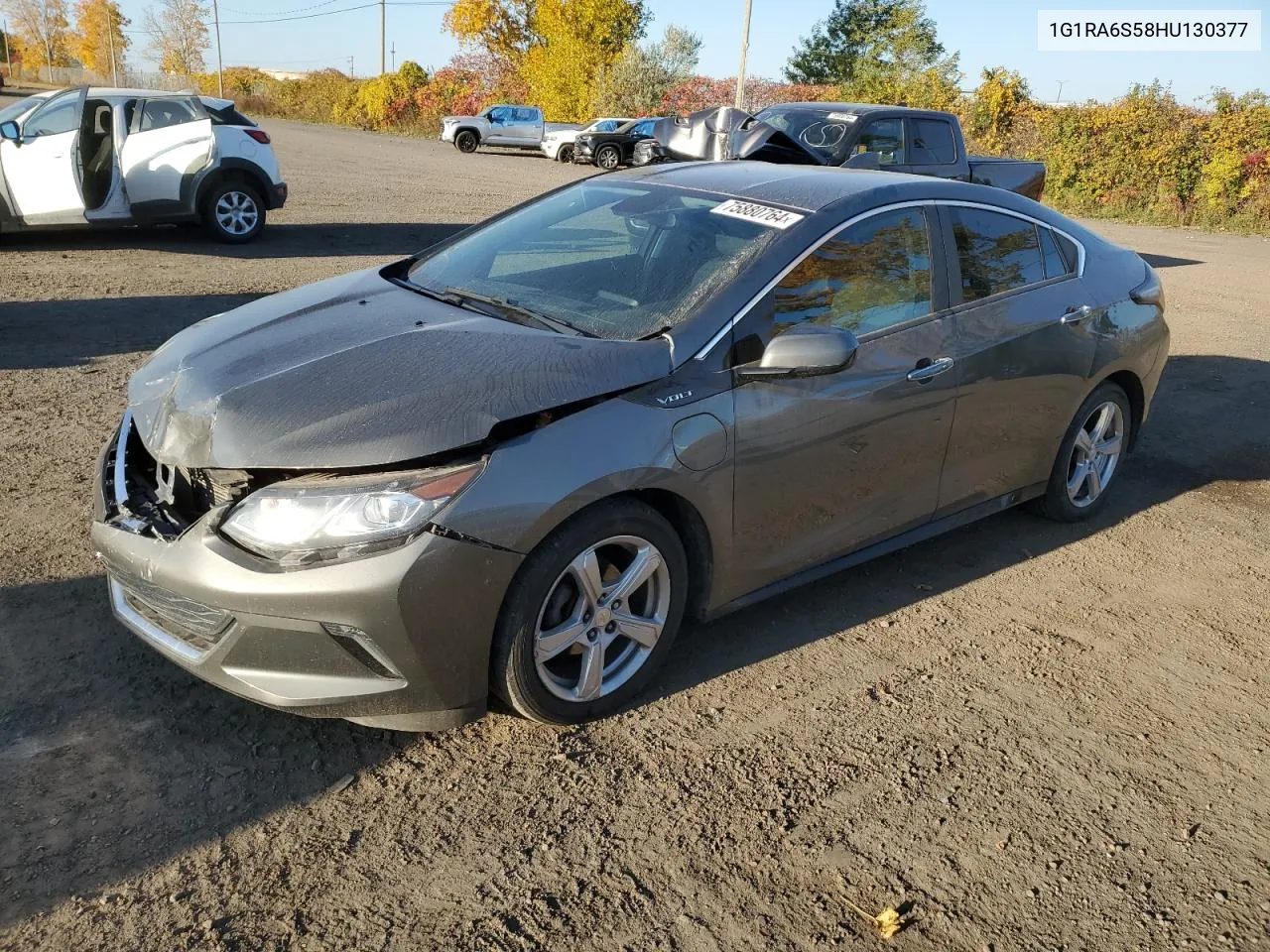 2017 Chevrolet Volt Lt VIN: 1G1RA6S58HU130377 Lot: 75880764