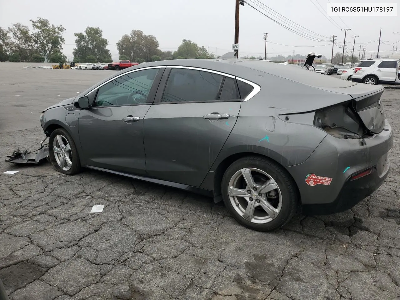 2017 Chevrolet Volt Lt VIN: 1G1RC6S51HU178197 Lot: 76124674