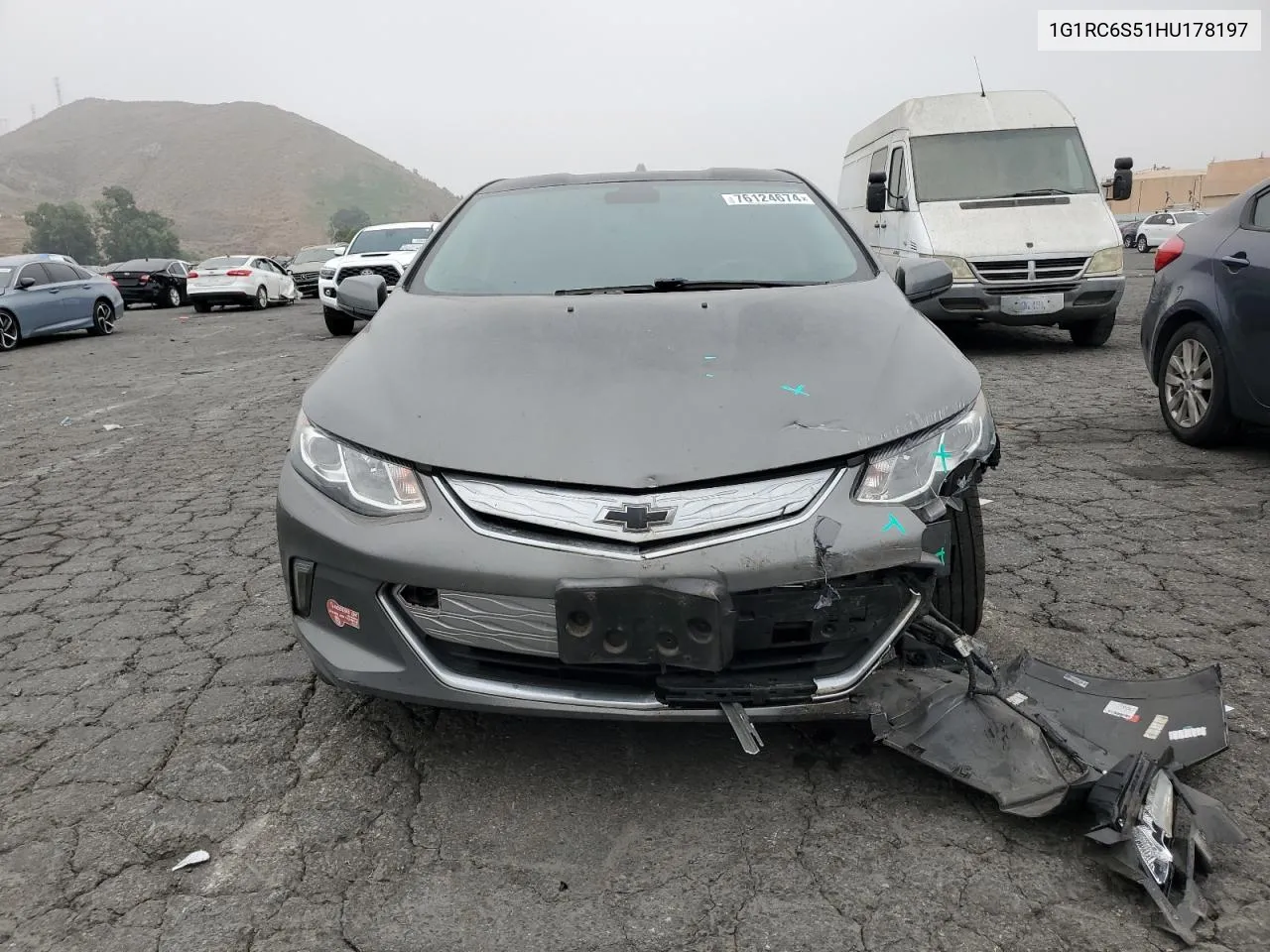 2017 Chevrolet Volt Lt VIN: 1G1RC6S51HU178197 Lot: 76124674