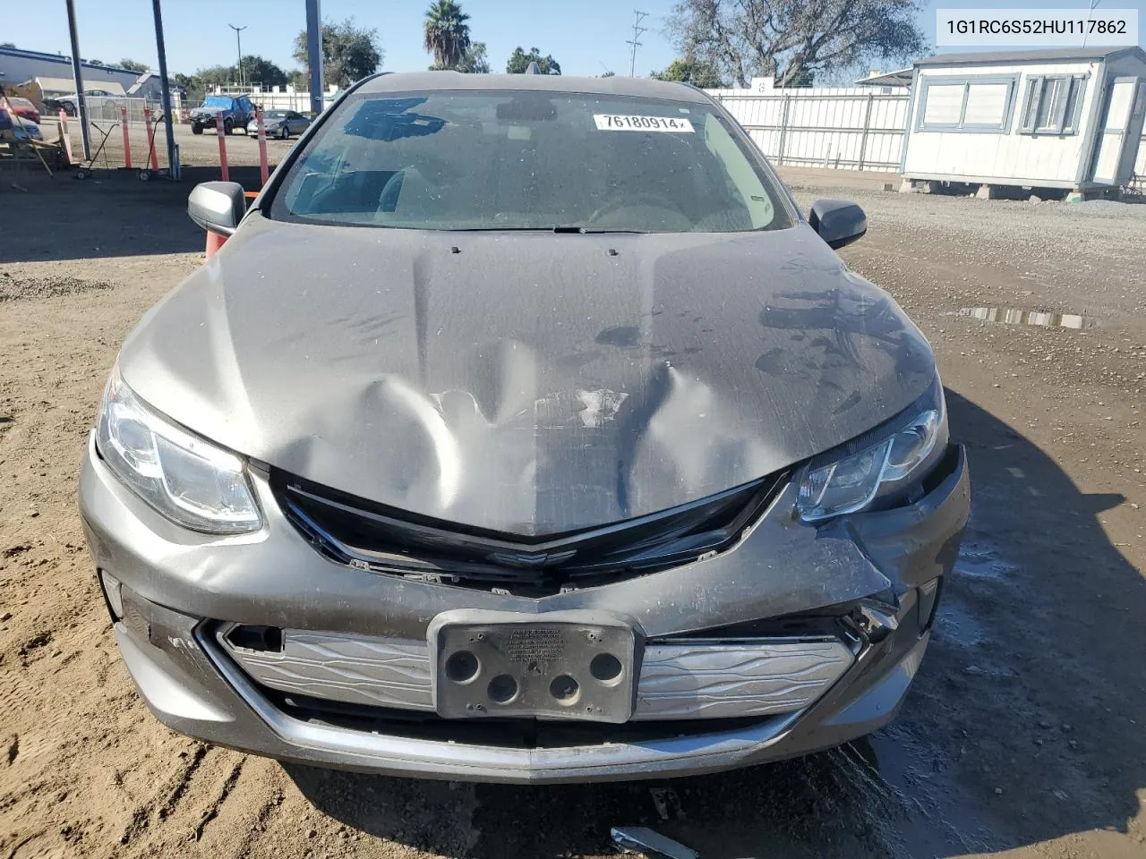 2017 Chevrolet Volt Lt VIN: 1G1RC6S52HU117862 Lot: 76180914