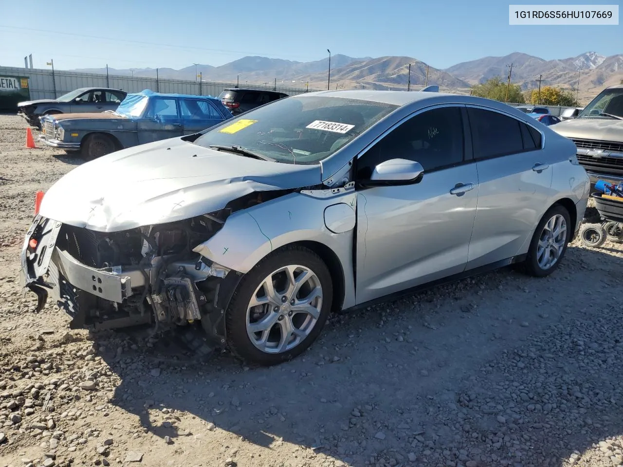 2017 Chevrolet Volt Premier VIN: 1G1RD6S56HU107669 Lot: 77183314