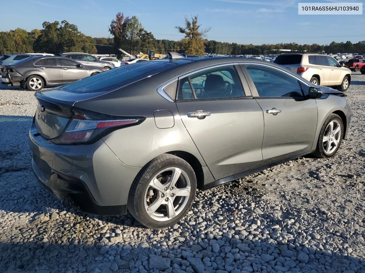 2017 Chevrolet Volt Lt VIN: 1G1RA6S56HU103940 Lot: 77565394