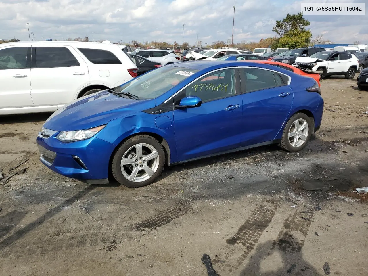 2017 Chevrolet Volt Lt VIN: 1G1RA6S56HU116042 Lot: 77576454