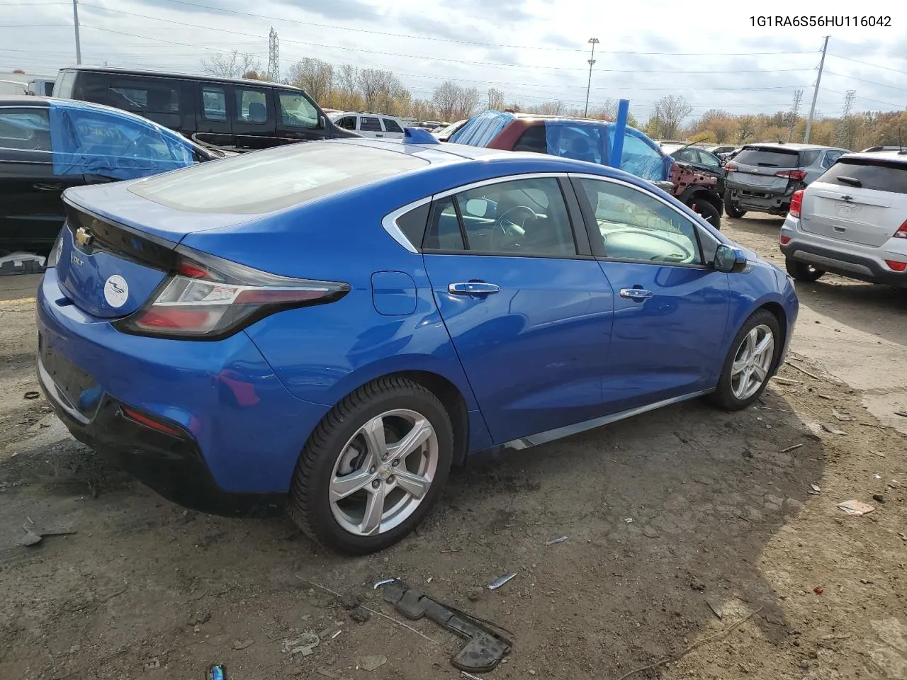 2017 Chevrolet Volt Lt VIN: 1G1RA6S56HU116042 Lot: 77576454