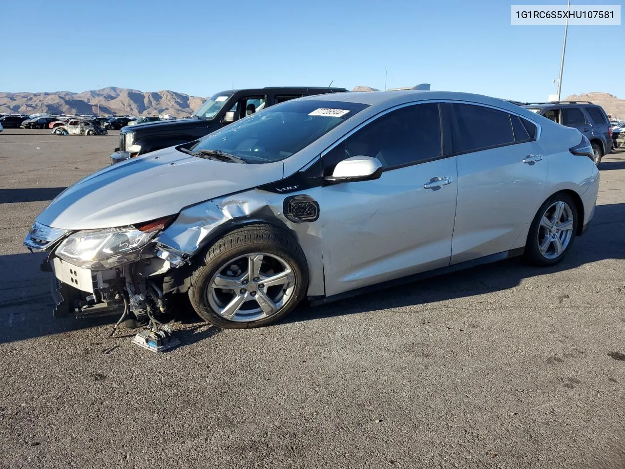 2017 Chevrolet Volt Lt VIN: 1G1RC6S5XHU107581 Lot: 77726544