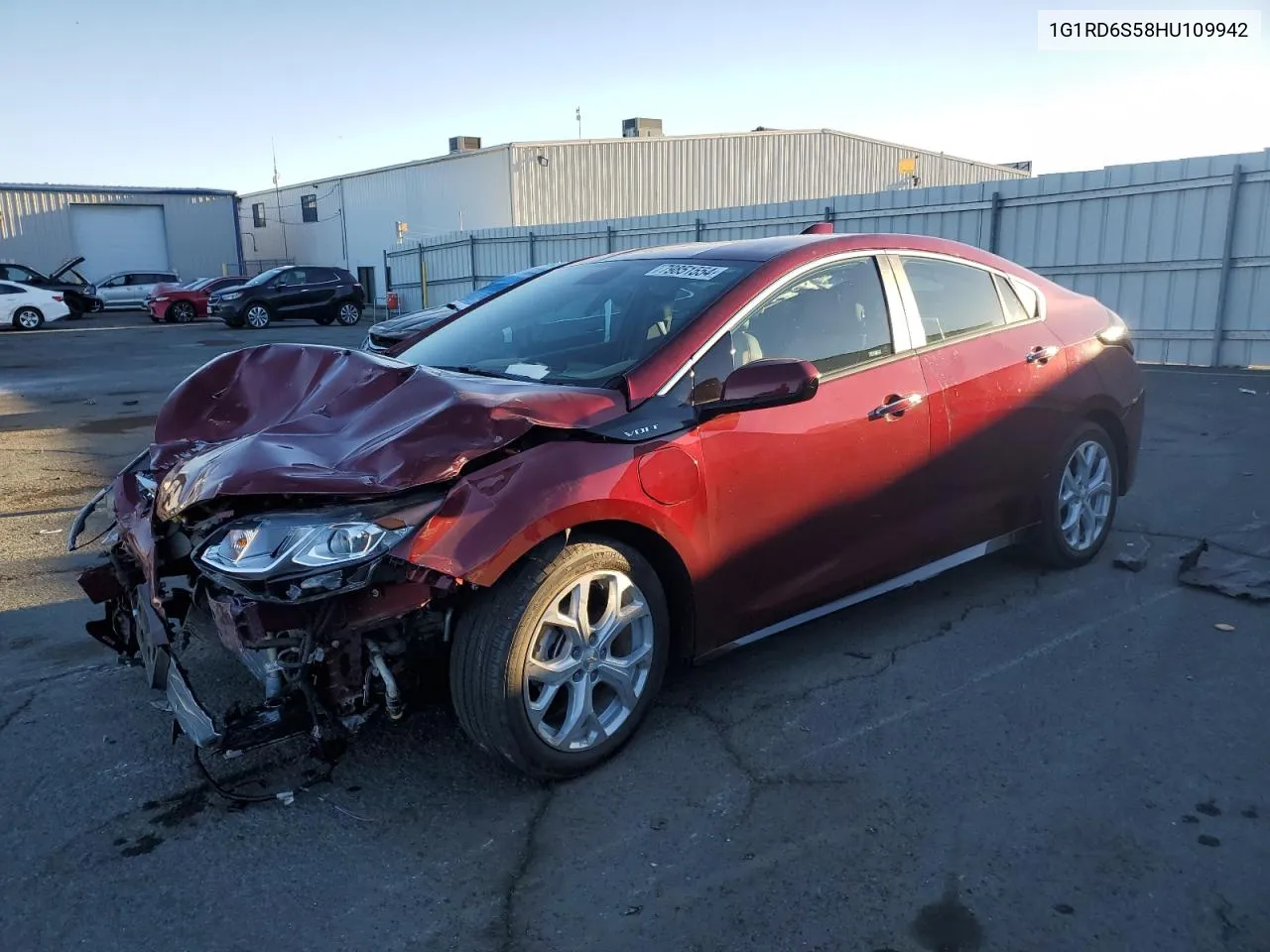 2017 Chevrolet Volt Premier VIN: 1G1RD6S58HU109942 Lot: 79851554