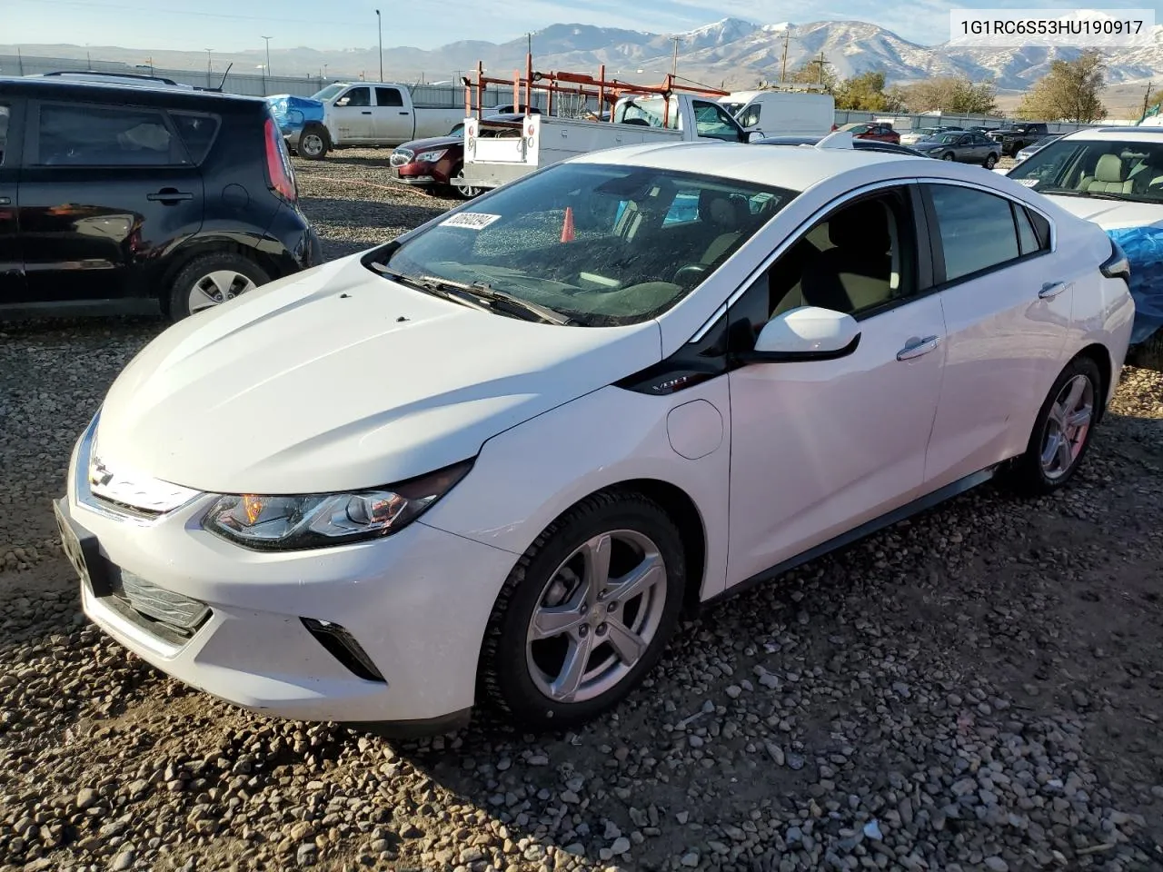 2017 Chevrolet Volt Lt VIN: 1G1RC6S53HU190917 Lot: 80690394