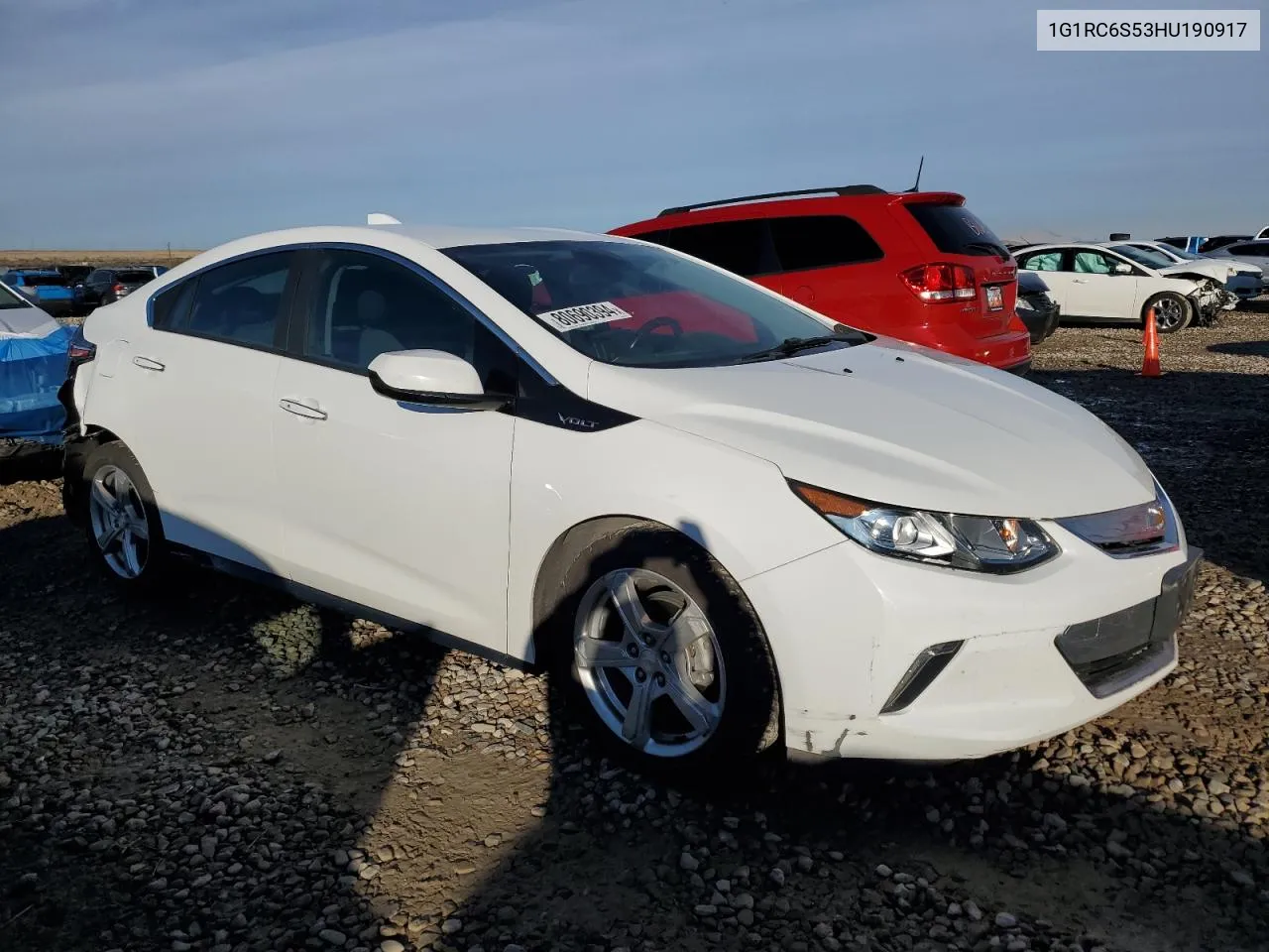 2017 Chevrolet Volt Lt VIN: 1G1RC6S53HU190917 Lot: 80690394